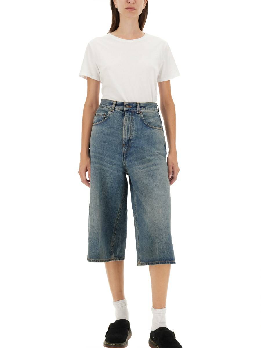HAIKURE BERMUDA BELLE IN DENIM DI COTONE Vendita Economica
