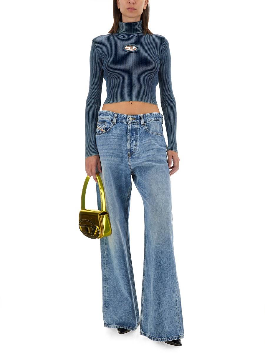 DIESEL TOP CON LOGO IN COTONE Pezzi Unici