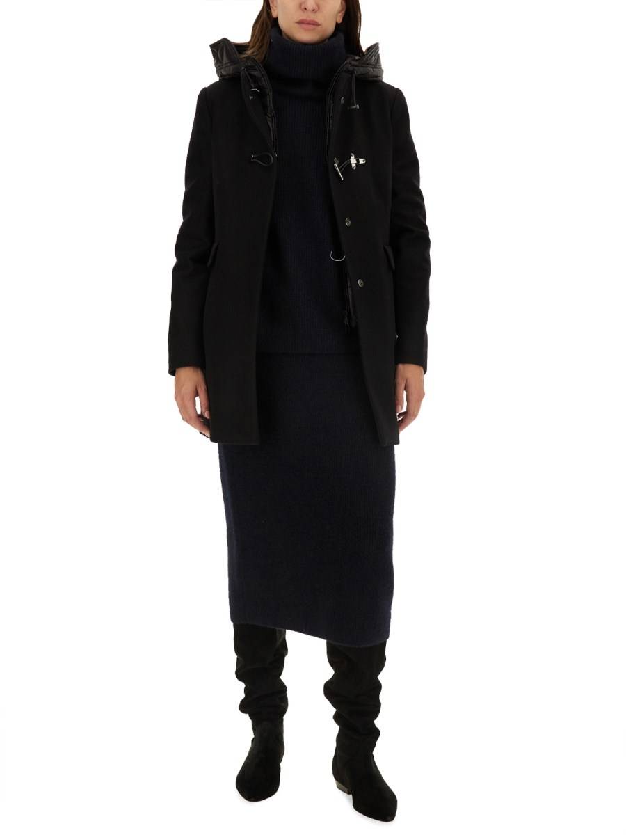 FAY CAPPOTTO TOGGLE IN PANNO MISTO LANA Vendita Economica