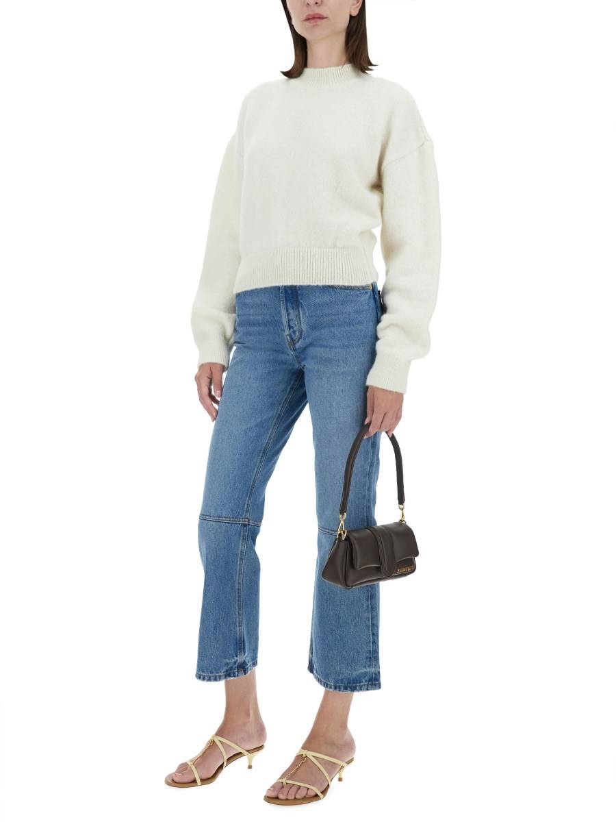 JACQUEMUS JEANS "LE DE-NÎMES COURT" IN DENIM Nuovo