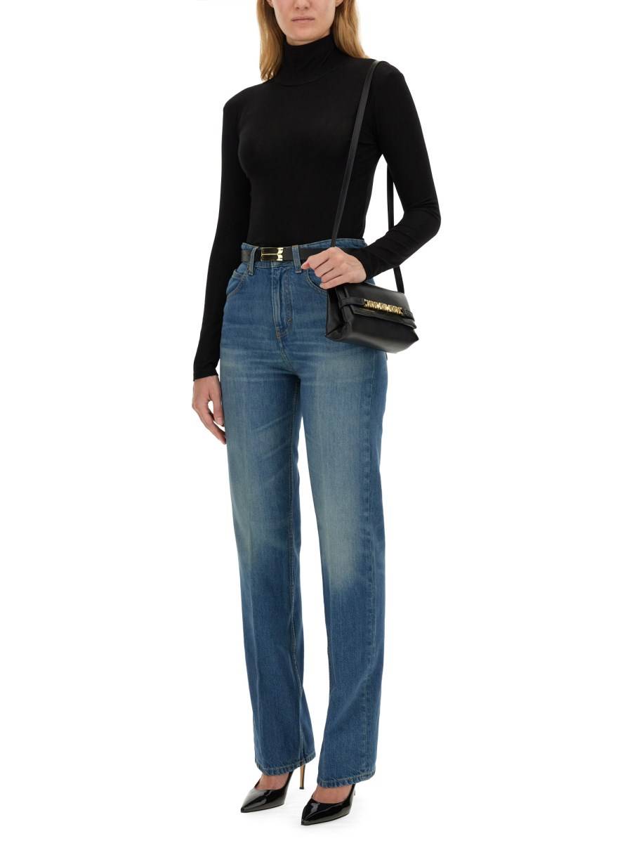 VICTORIA BECKHAM JEANS JULIA IN DENIM DI COTONE Smaltimento dello stoccaggio