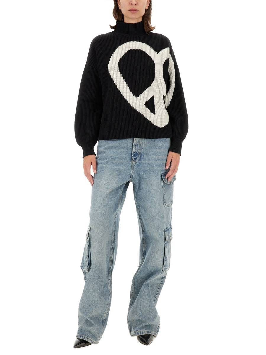 MOSCHINO JEANS PANTALONE CARGO IN DENIM Nuovi prodotti