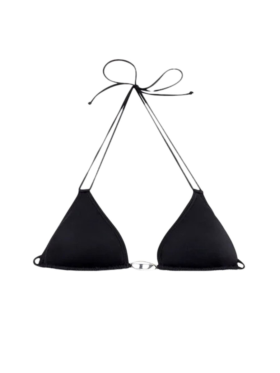 DIESEL TOP BIKINI IN NYLON Liquidazione