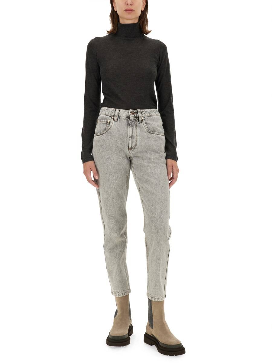 BRUNELLO CUCINELLI MAGLIA CON COLLO ALTO IN CASHMERE Ultimi tre giorni