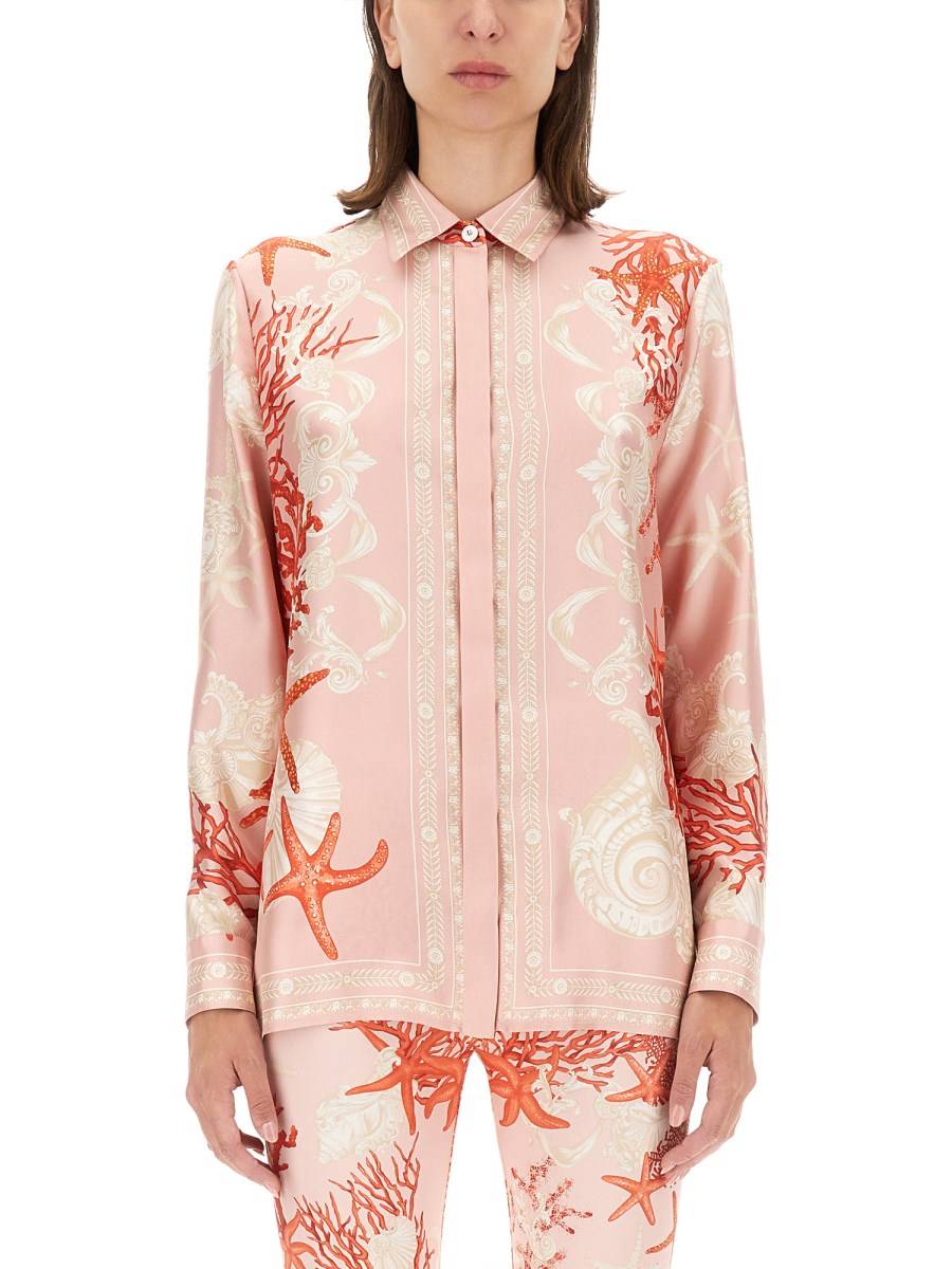 VERSACE CAMICIA BAROCCO SEA IN SETA Fino al 50% di sconto