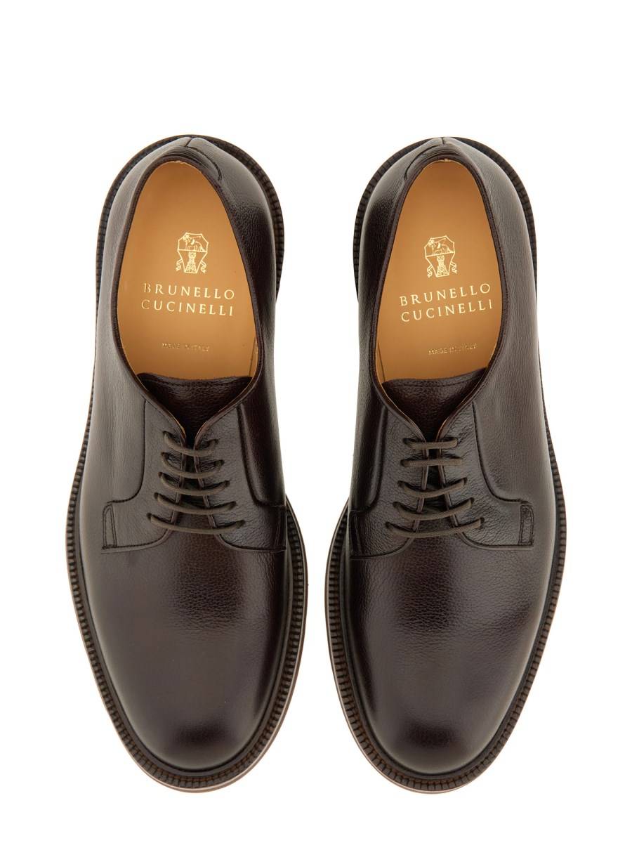 BRUNELLO CUCINELLI DERBY IN PELLE Enormi sconti