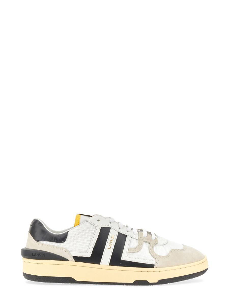 LANVIN SNEAKER CLAY LOW TOP IN PELLE E MESH Shopping Online