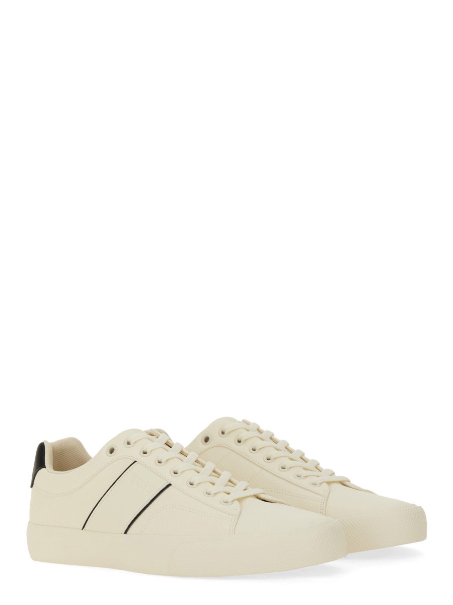 BOSS SNEAKER IN PELLE Comprare a buon mercato
