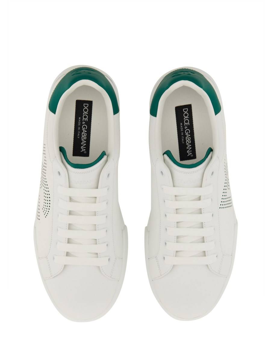 DOLCE & GABBANA SNEAKER "PORTOFINO" IN PELLE Lightning offer