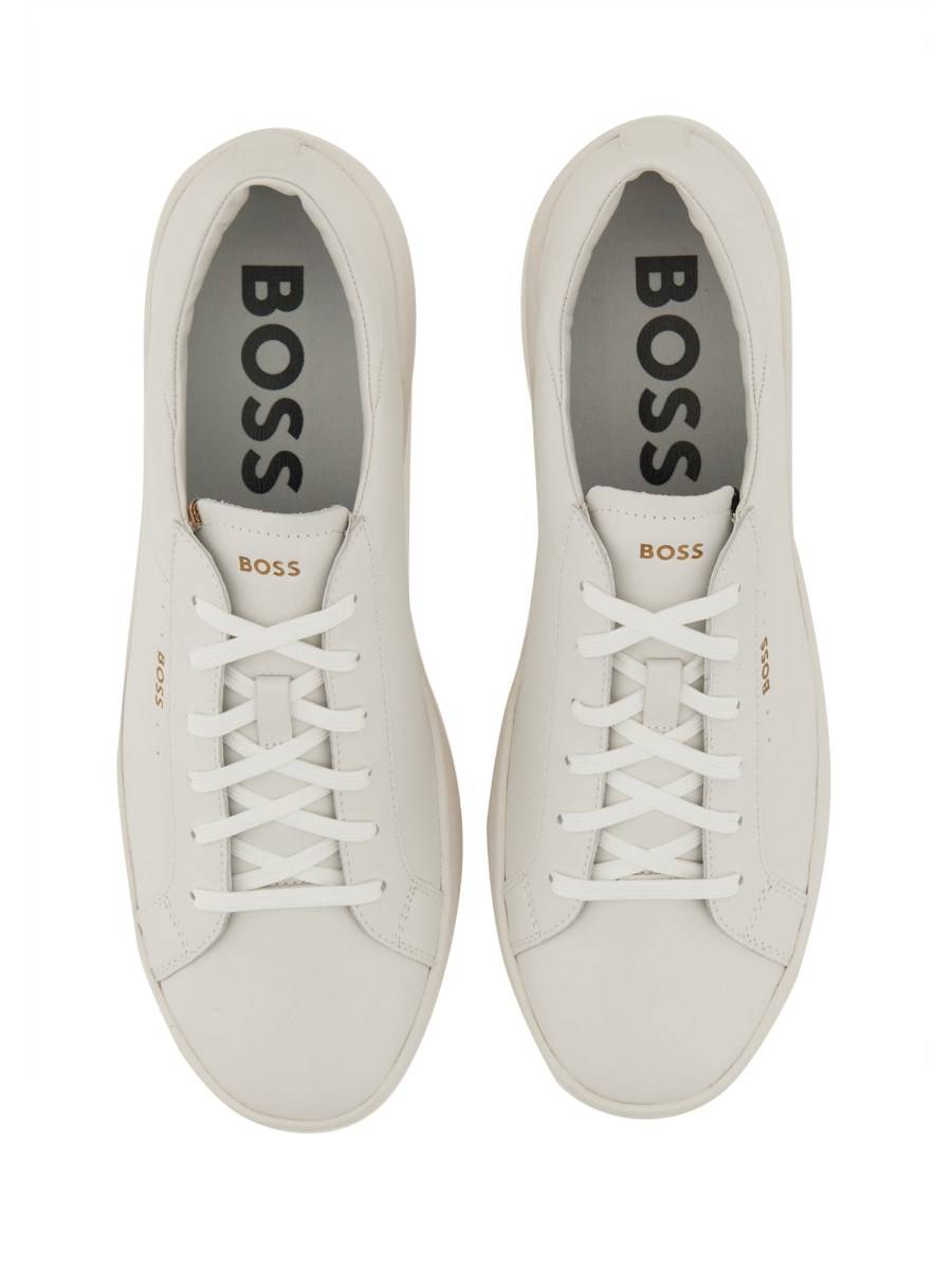 BOSS SNEAKER "BELWAR" IN PELLE Fino al 60% di sconto