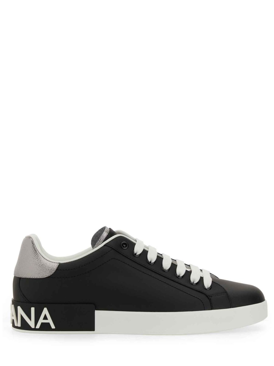 DOLCE & GABBANA SNEAKER PORTOFINO IN PELLE Sconti questo mese