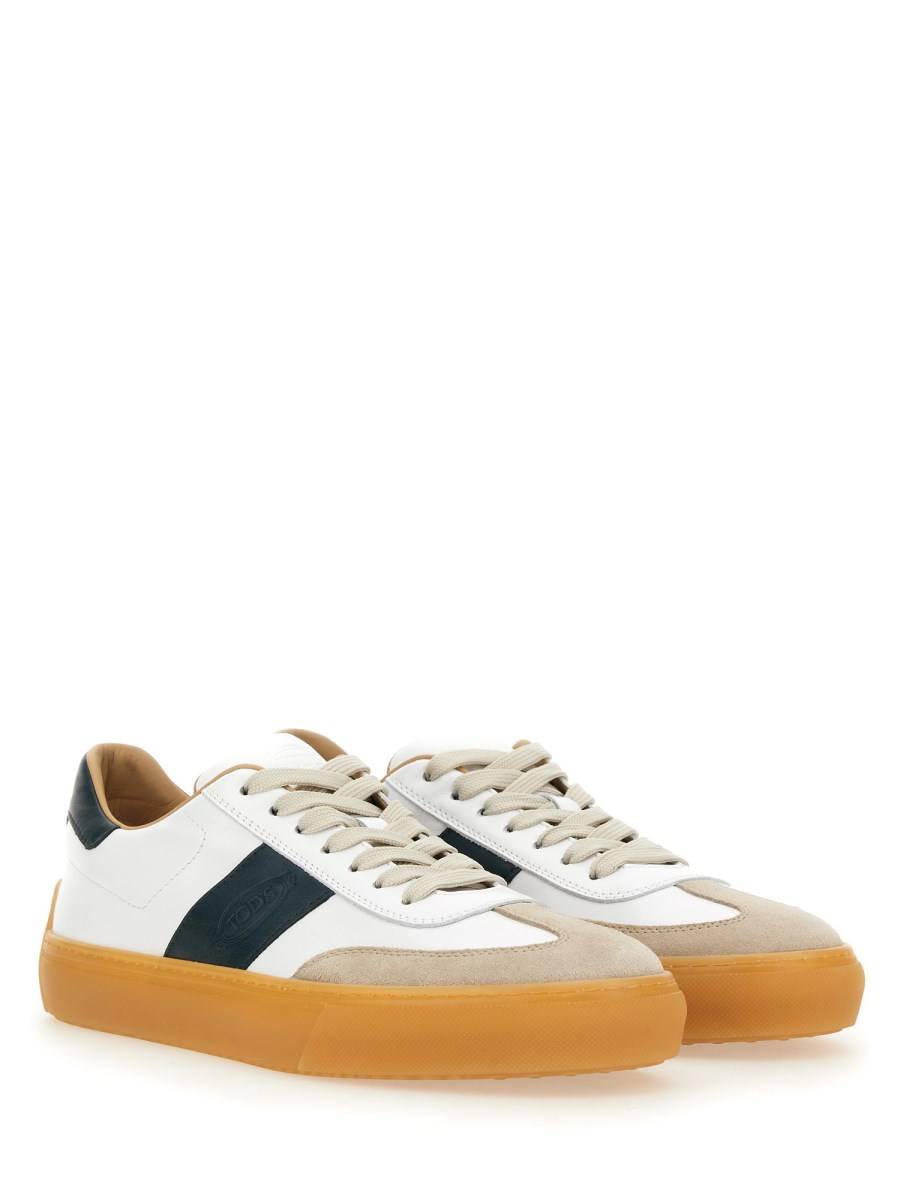 TOD&#39;S SNEAKER IN PELLE CON LOGO Negozi Online