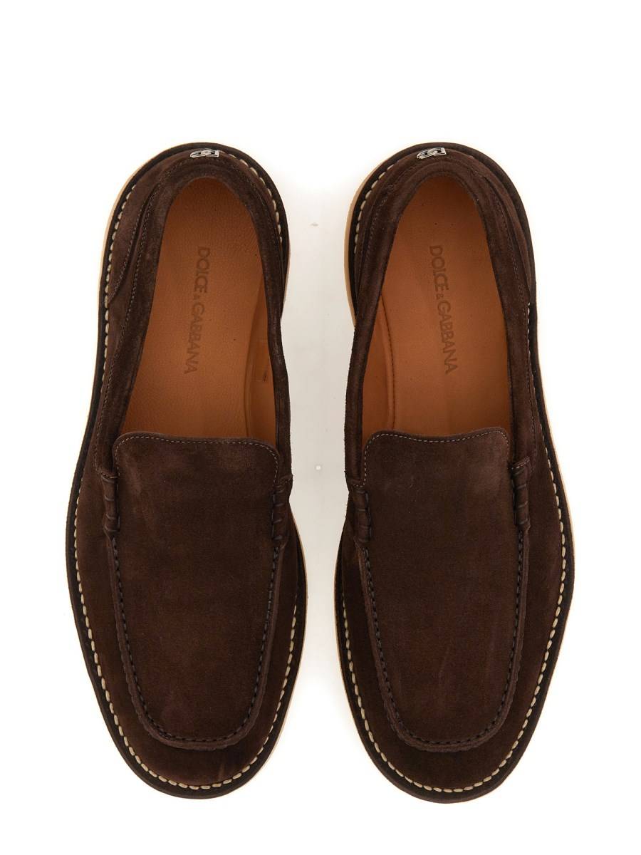 DOLCE & GABBANA MOCASSINO IN SUEDE Saldi Di Fabbrica