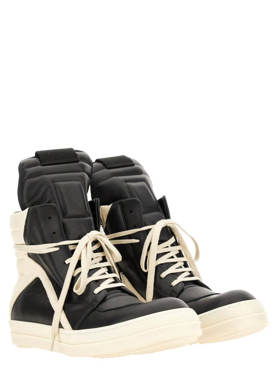 RICK OWENS SNEAKER "GEOBASKET" IN PELLE Negozio online di fabbrica