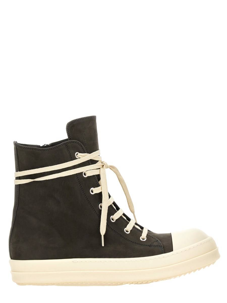 RICK OWENS SNEAKER IN PELLE Offerta speciale