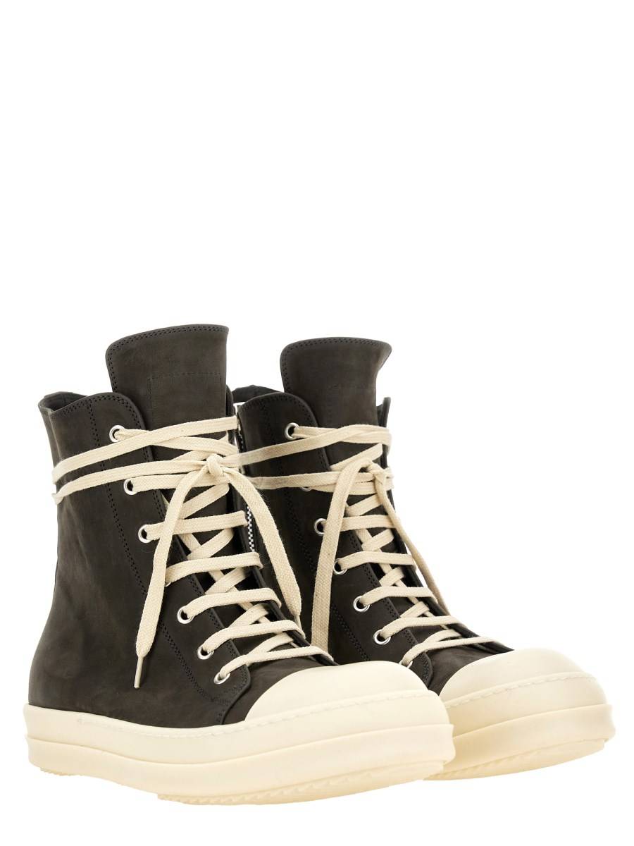 RICK OWENS SNEAKER IN PELLE Offerta speciale