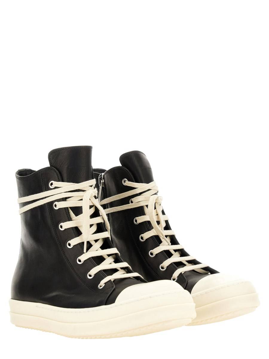 RICK OWENS SNEAKER IN PELLE Comprare a buon mercato