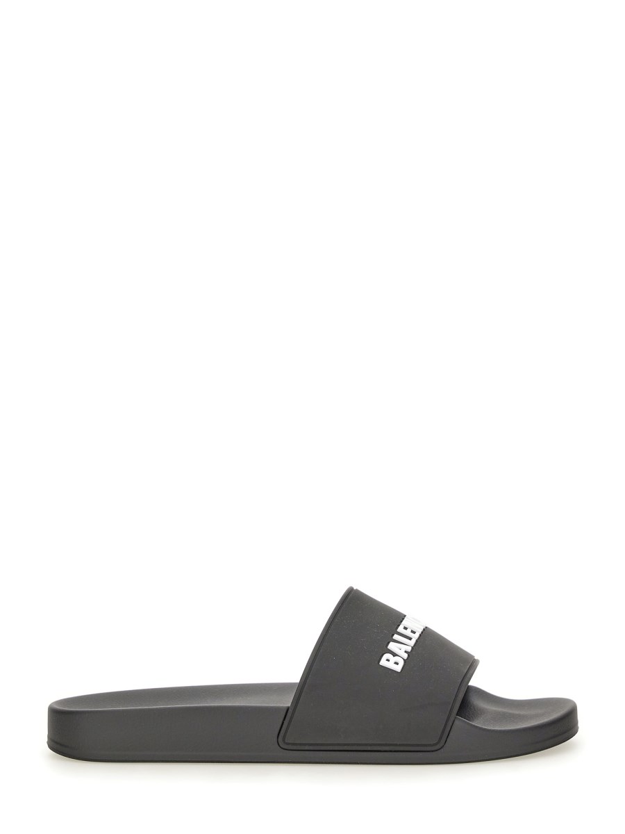 BALENCIAGA SANDALO SLIDE CON LOGO Flash Sale