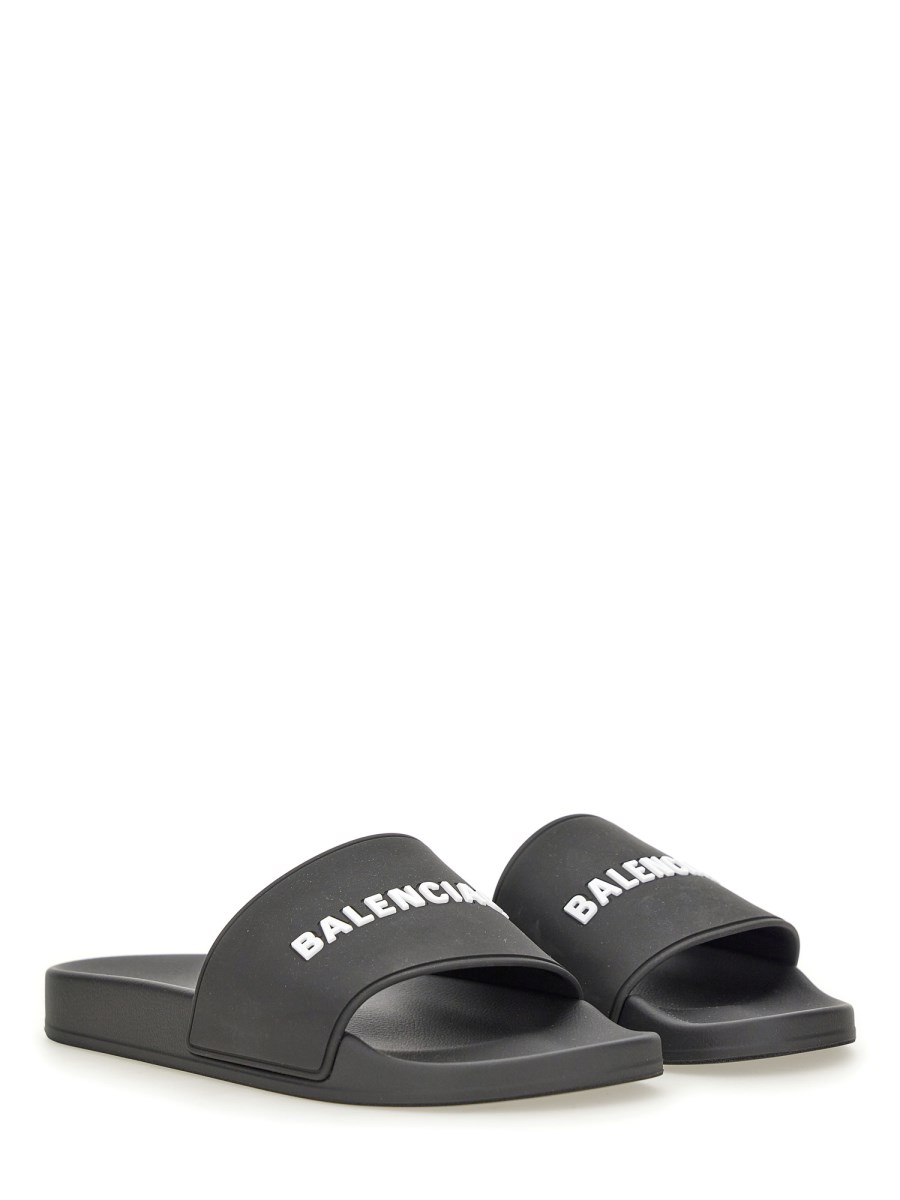 BALENCIAGA SANDALO SLIDE CON LOGO Flash Sale