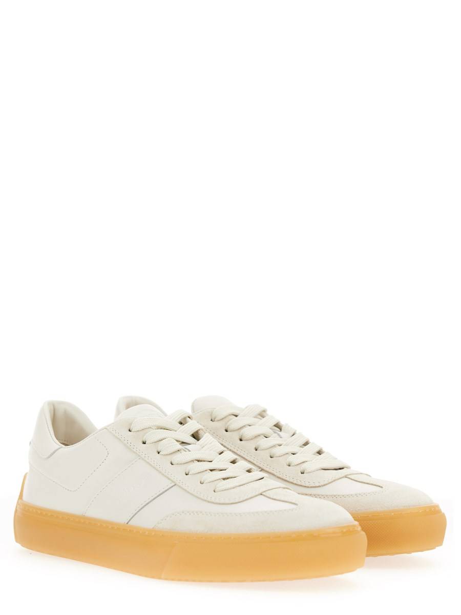 TOD&#39;S SNEAKER IN PELLE CON LOGO Fornitura limitata
