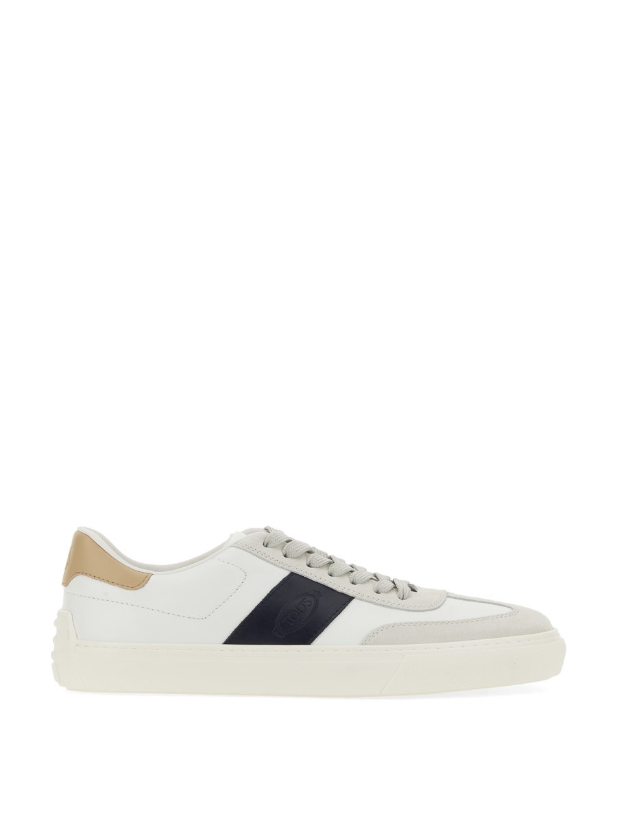 TOD&#39;S SNEAKER IN PELLE CON LOGO Shopping online