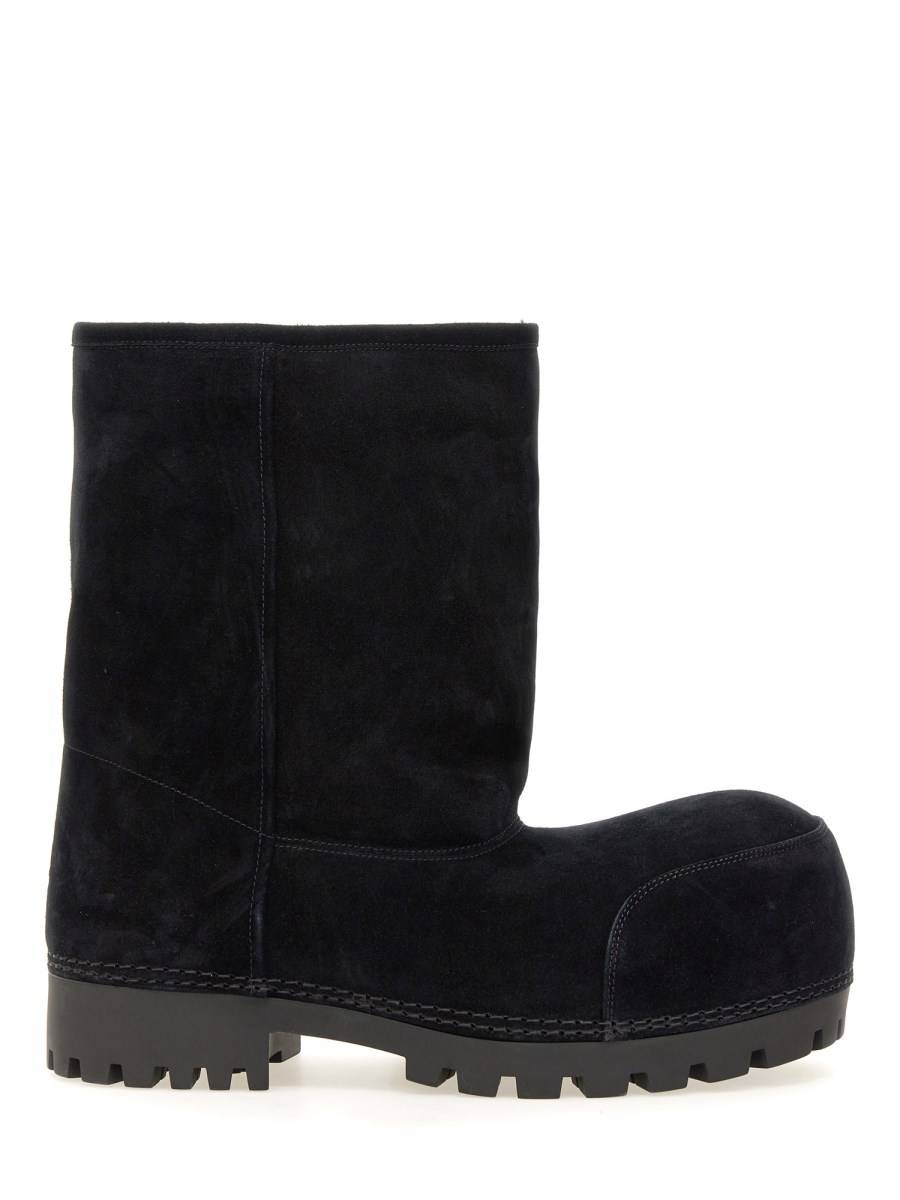 BALENCIAGA STIVALE "ALASKA" FUR IN PELLE Offerta migliore