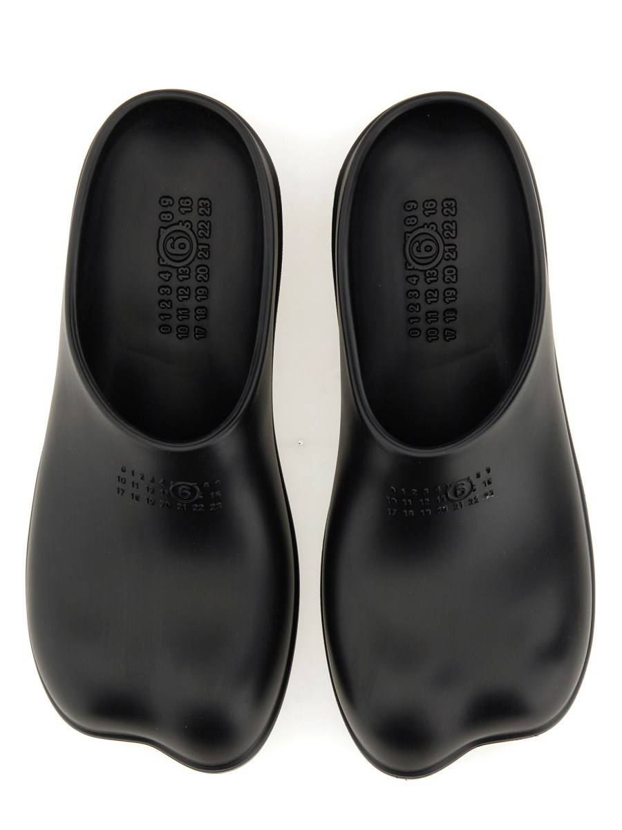 MM6 MAISON MARGIELA ZOCCOLI ANATOMIC in gomma Online Outlet