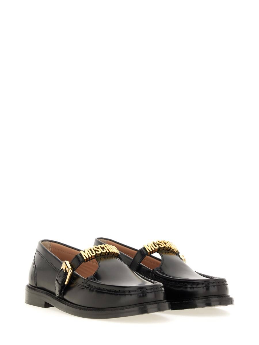 MOSCHINO MOCASSINO IN PELLE Only for today