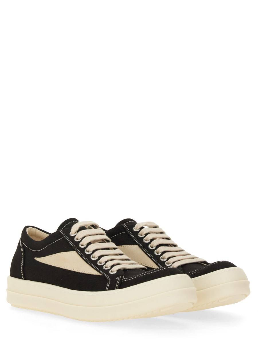 RICK OWENS DRKSHDW SNEAKER VINTAGE IN DENIM DI COTONE Sostegno trimestrale