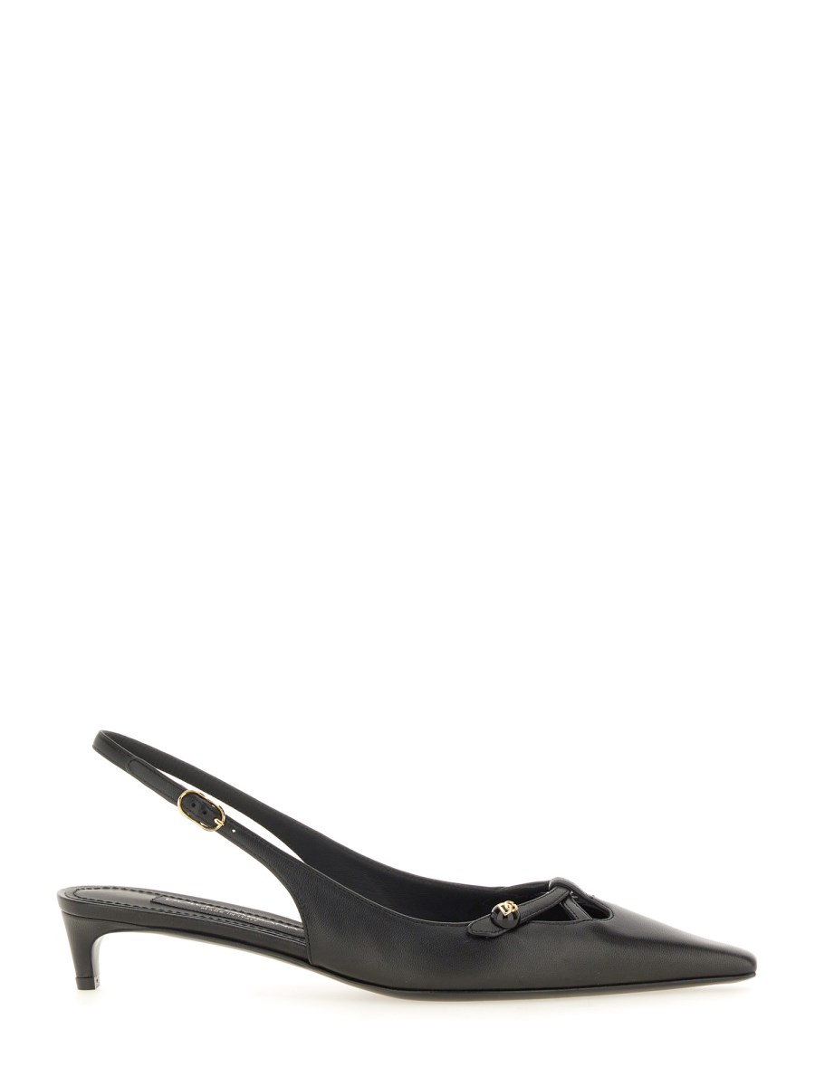 DOLCE & GABBANA SCARPA SLINGBACK IN NAPPA Italia