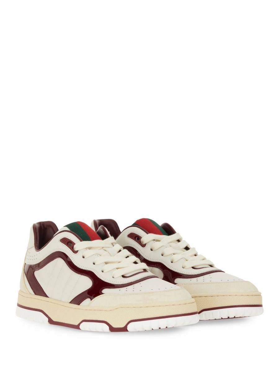 GUCCI SNEAKER GUCCI RE-WEB IN PELLE Promozione