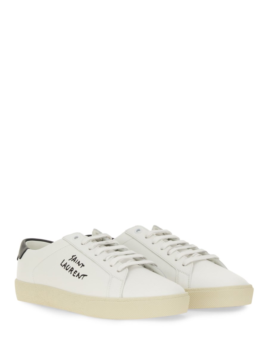 SAINT LAURENT SNEAKER COURT CLASSIC SL/06 IN PELLE Spedizione Gratuita