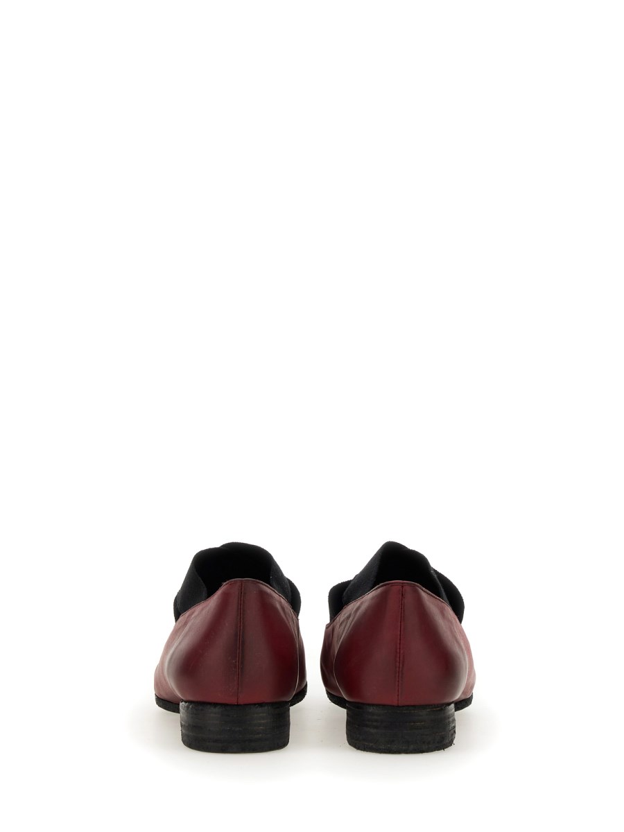 UMA WANG BALLERINA IN PELLE CON FASCE ELASTICHE Fornitura limitata