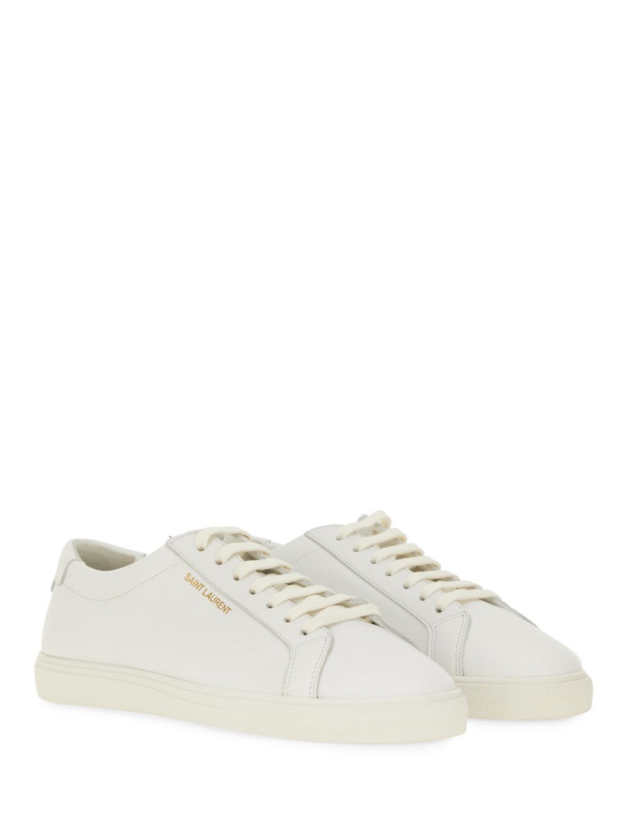 SAINT LAURENT SNEAKERS BASSE ANDY IN PELLE Offerta Anniversario