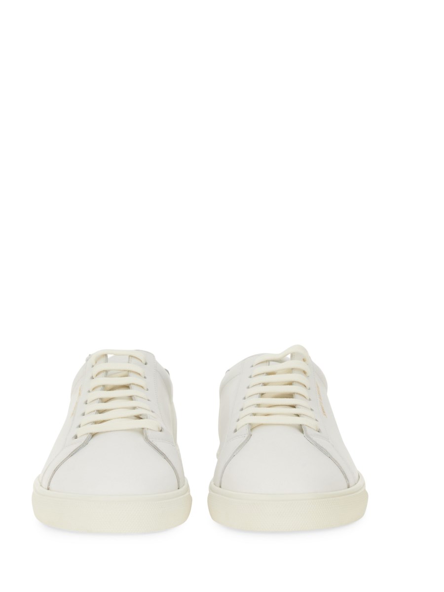 SAINT LAURENT SNEAKERS BASSE ANDY IN PELLE Offerta Anniversario