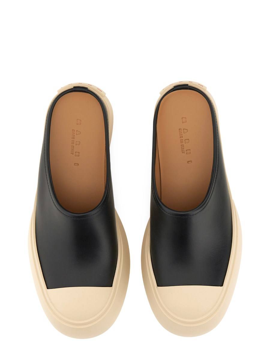 MARNI SABOT PABLO IN PELLE Prezzo basso