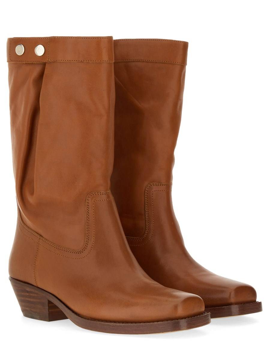 ISABEL MARANT STIVALE ADEME IN PELLE Super Saving Price