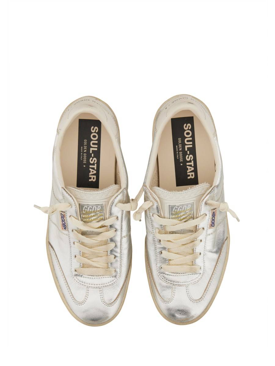 GOLDEN GOOSE SNEAKER "SOUL STAR" IN PELLE LAMINATA Solo un giorno rimasto