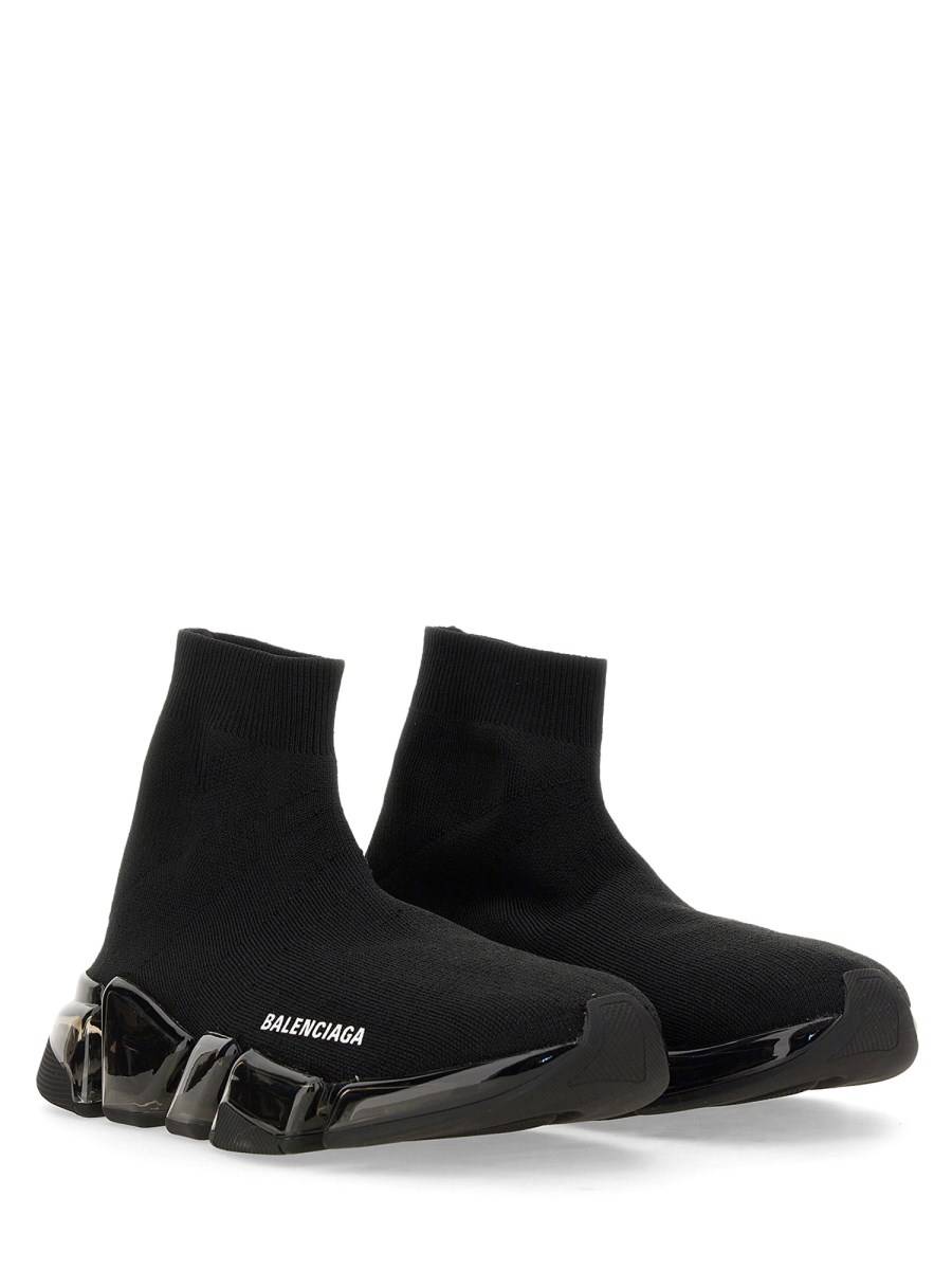 BALENCIAGA SNEAKER SPEED 2.0 FULL CLEAR SOLE IN MAGLIA RICICLATA Affare Del Giorno