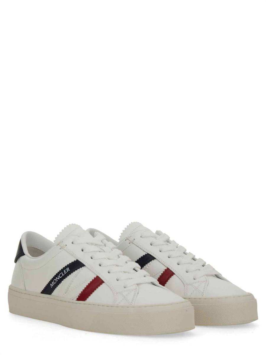 MONCLER SNEAKER MONACO2 IN PELLE Vendita Economica