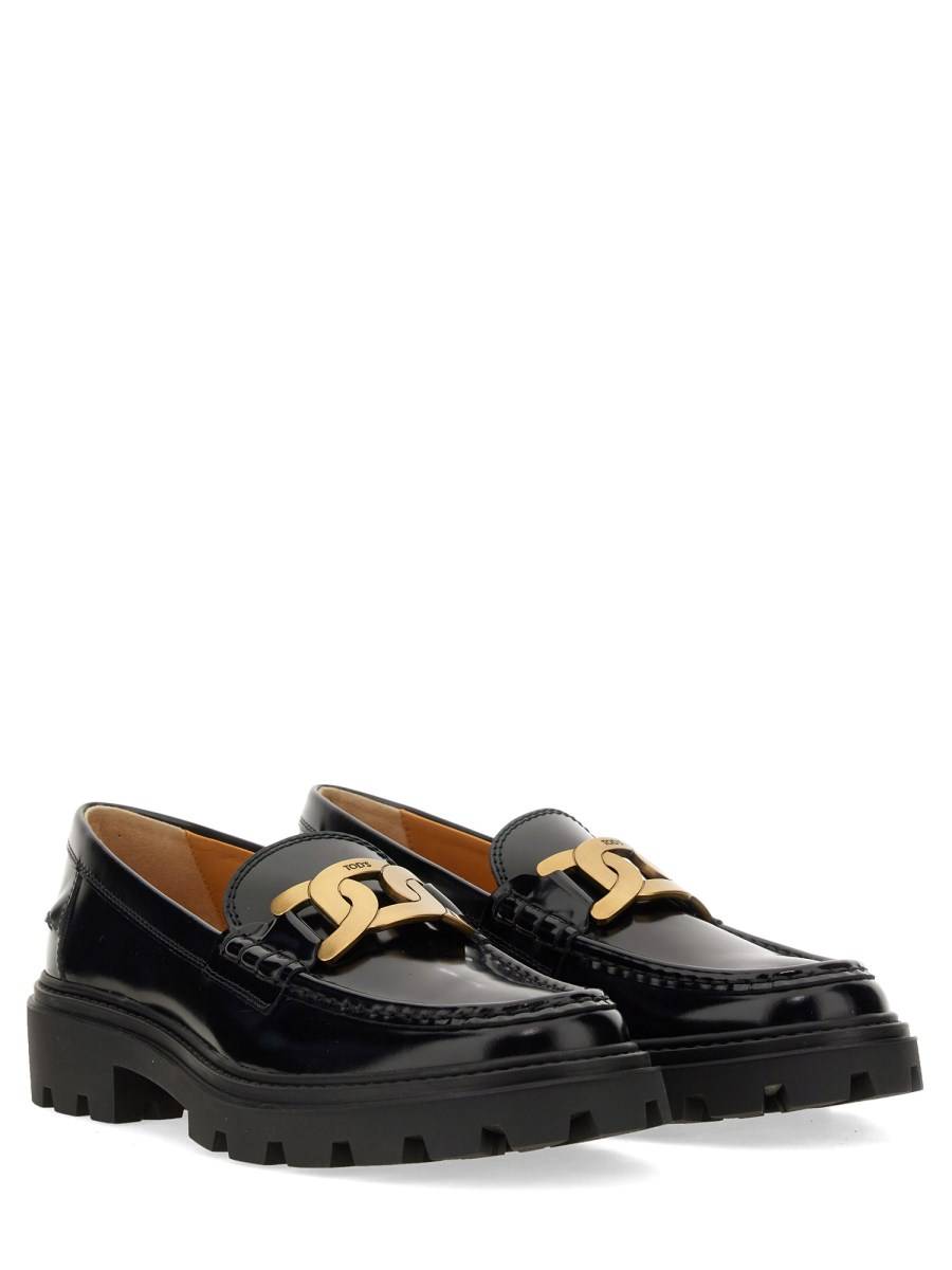 TOD&#39;S MOCASSINO IN PELLE CON LOGO Offerta Anniversario