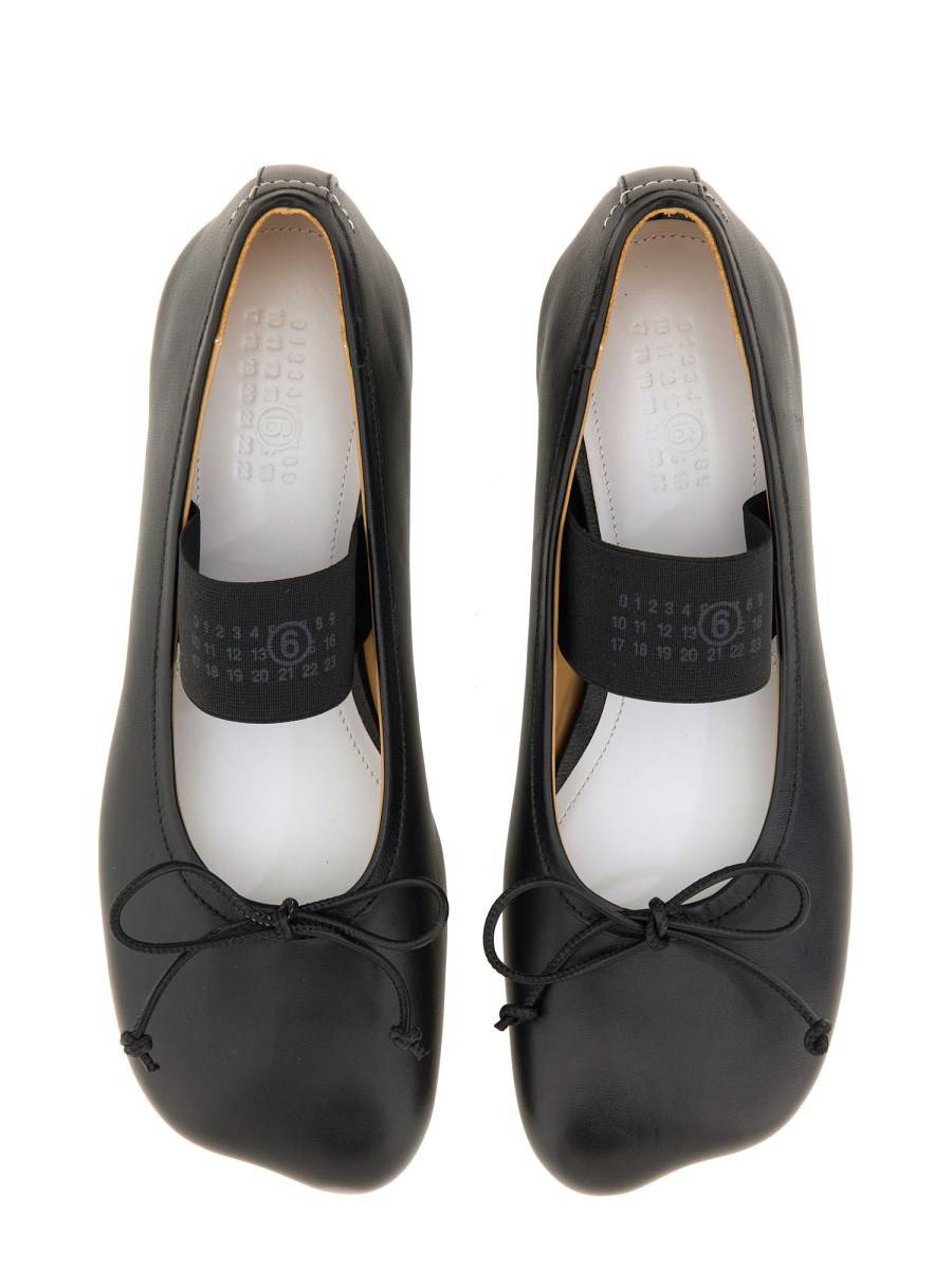 MM6 MAISON MARGIELA BALLERINA ANATOMIC IN PELLE Offerte esclusive
