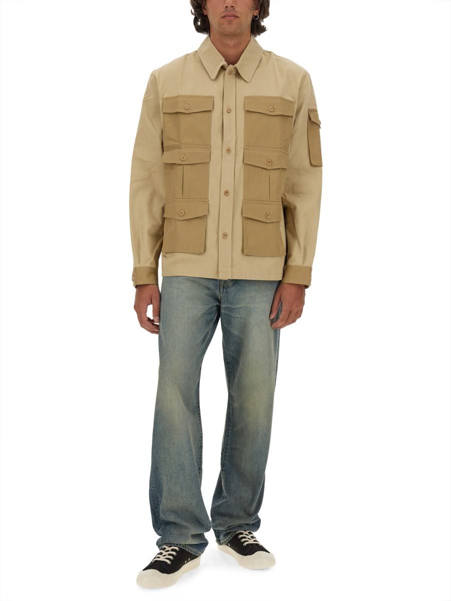 KENZO CAMICIA CARGO IN COTONE Promozione temporanea