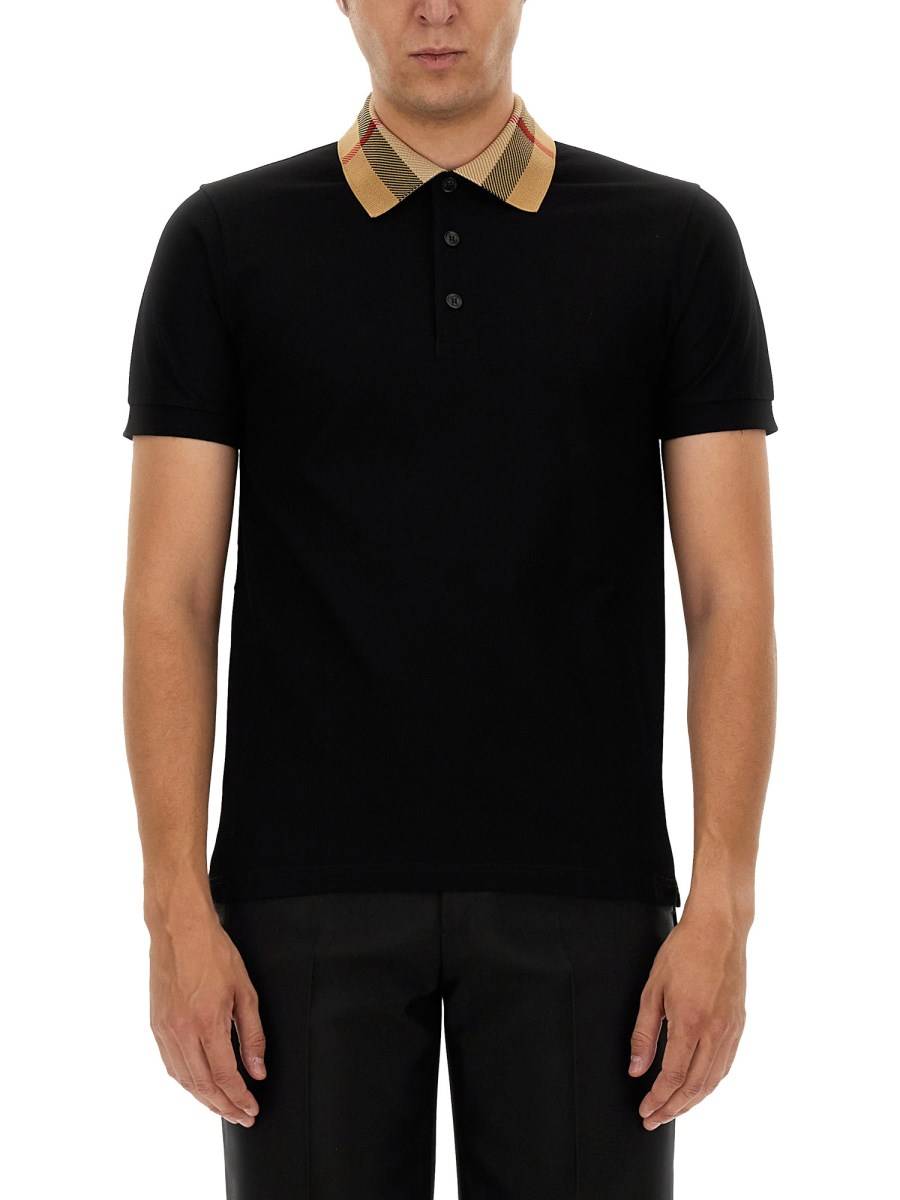 BURBERRY POLO IN COTONE Fino al 50% di sconto