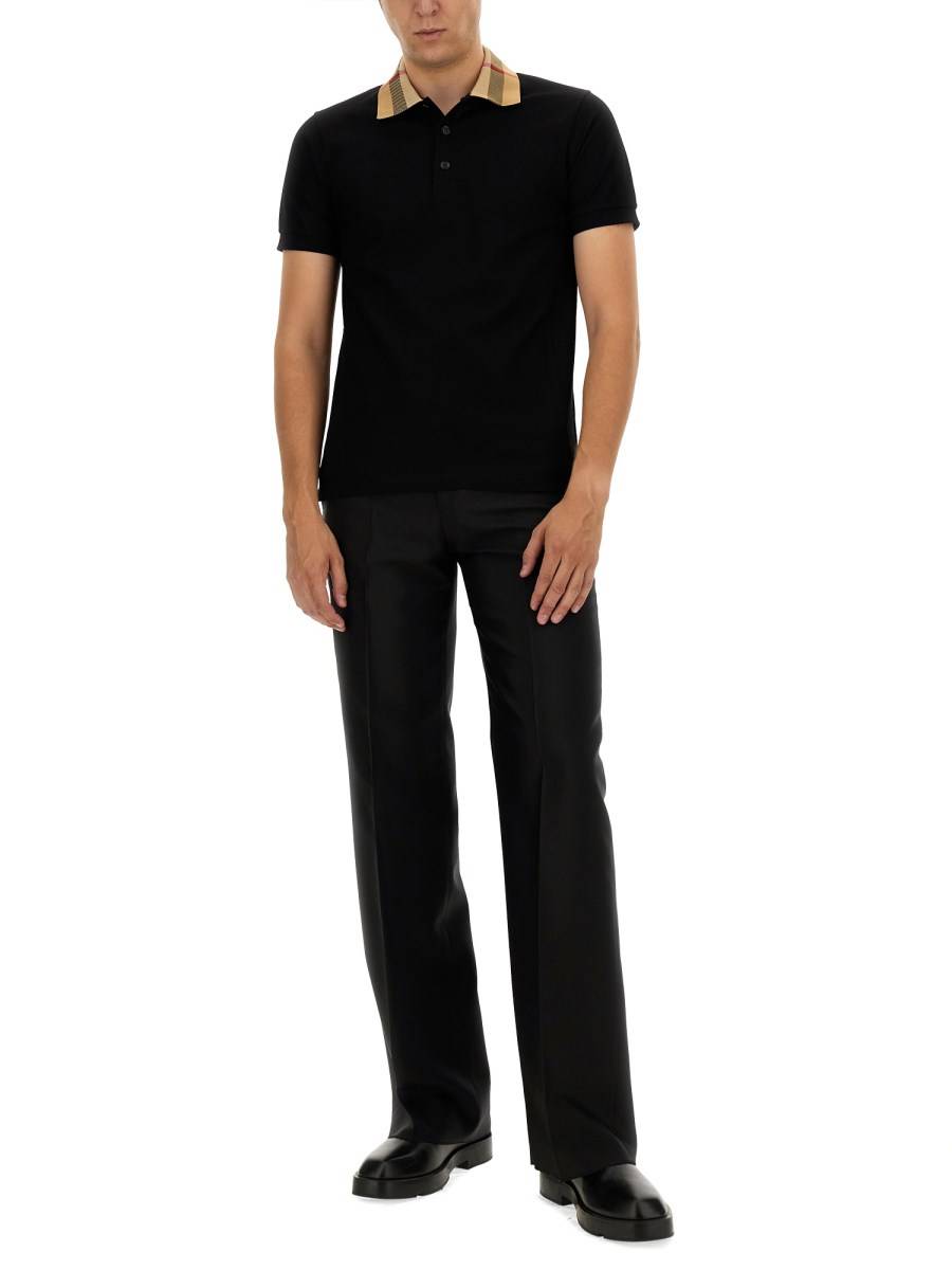 BURBERRY POLO IN COTONE Fino al 50% di sconto