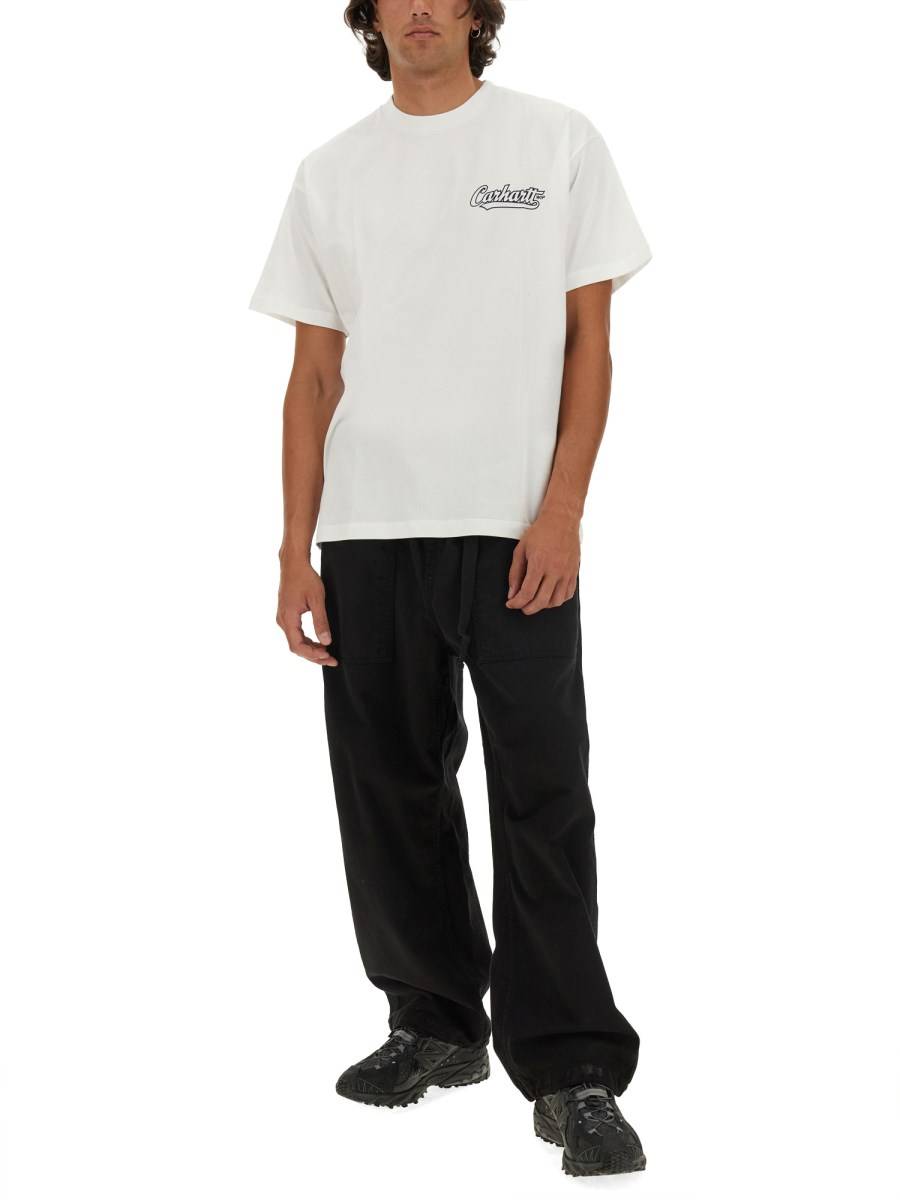 CARHARTT WIP T-SHIRT CON LOGO IN COTONE ORGANICO Fino al 55% di sconto