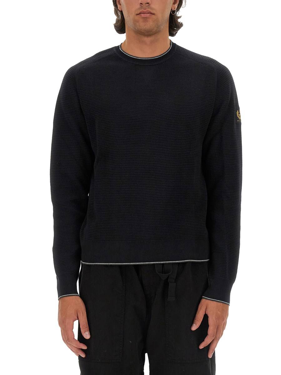 BELSTAFF MAGLIA COLE IN COTONE Super sconto