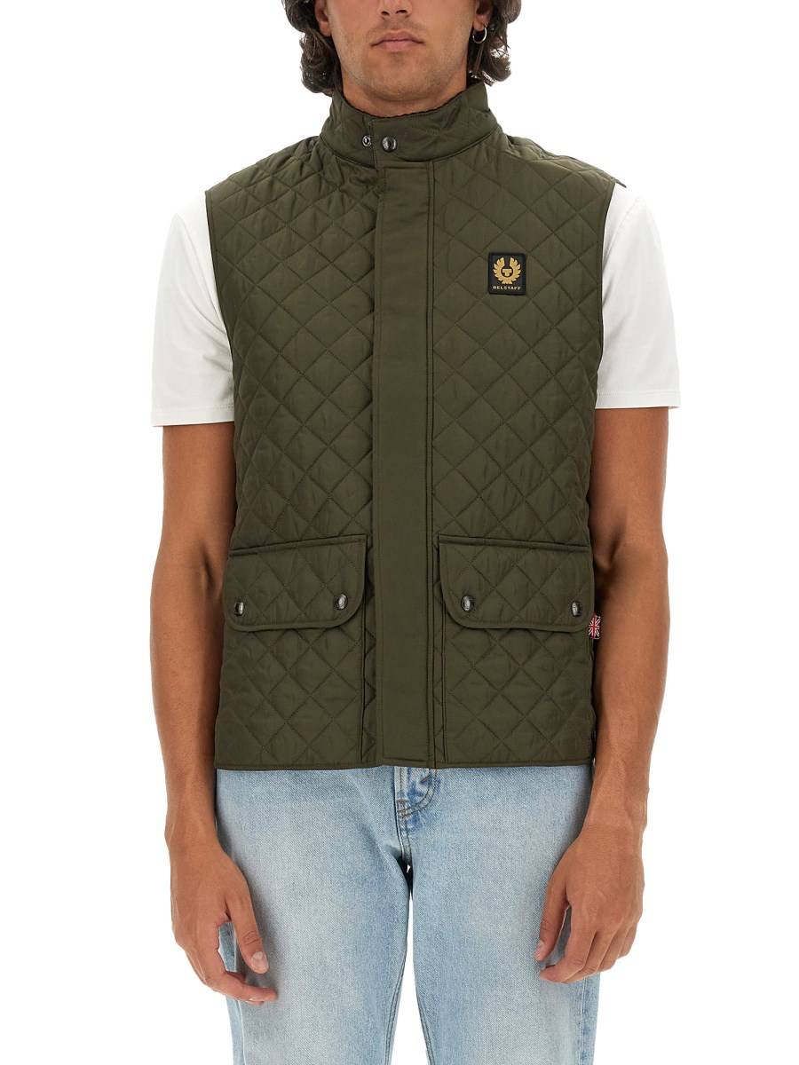 BELSTAFF GILET ICON IN NYLON TRAPUNTATO Officina