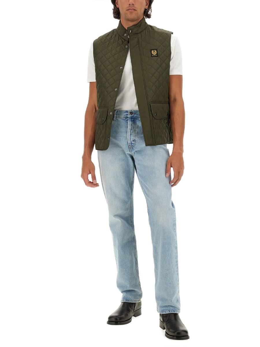 BELSTAFF GILET ICON IN NYLON TRAPUNTATO Officina