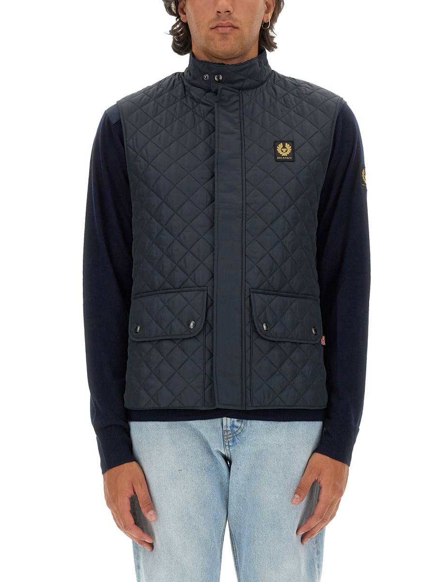 BELSTAFF GILET ICON IN NYLON TRAPUNTATO Esporta salva